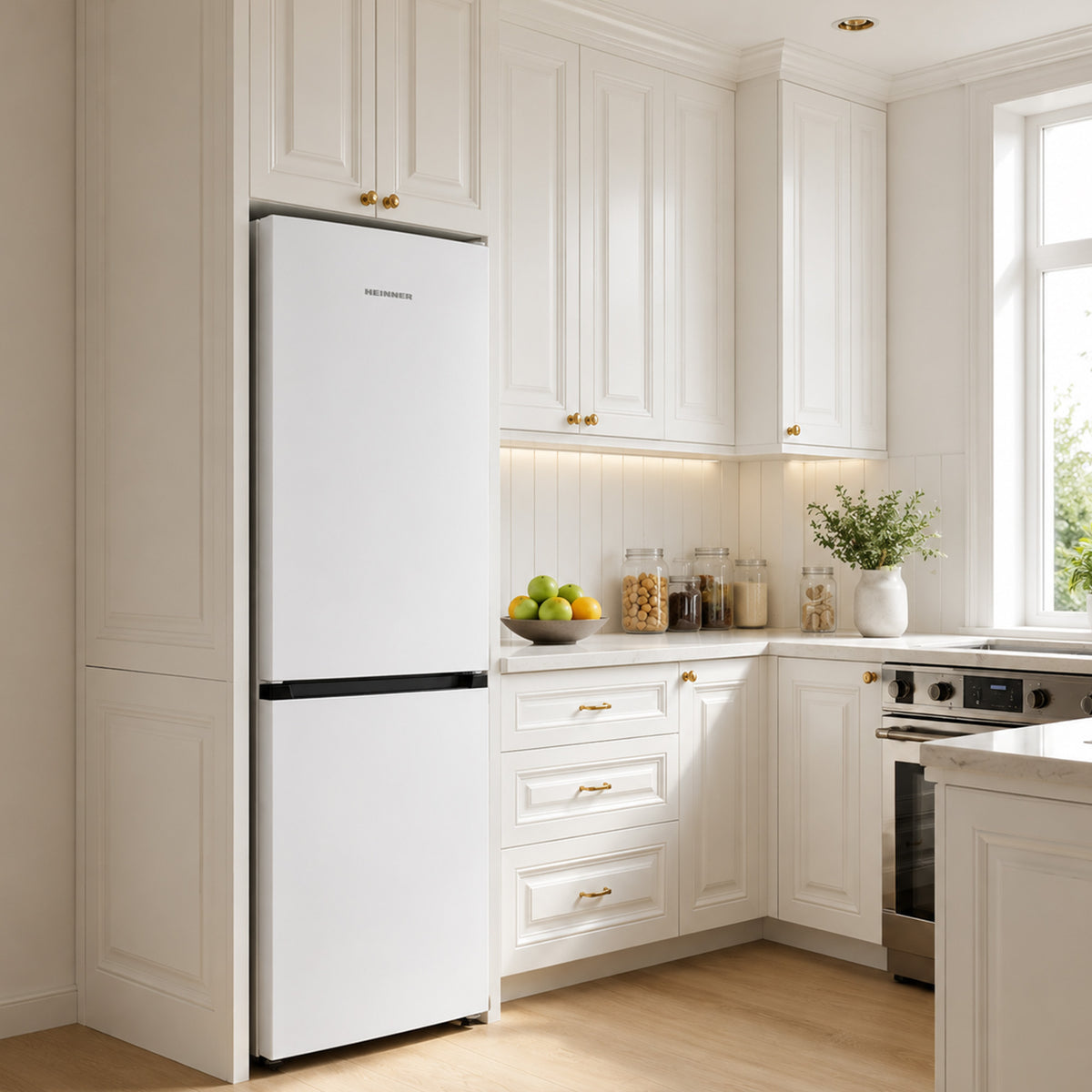 Heinner Kühl-Gefrierkombination HCNF-HM253INVE 253 Liter – No Frost – Inverter – elektronische Steuerung – weiß – 5 – Bild 5