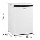 Tischkühlschrank Heinner HF-M131E – 131 L – mechanischer Thermostat – umkehrbare Tür – weiß – 5 Jahre Garantie – Bild 3
