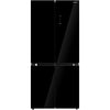 Heinner amerikanischer Side-by-Side Kühlschrank HSBS-M515MDINVHGBKE – 515 L – No Frost – Inverter – Schwarzes Glas