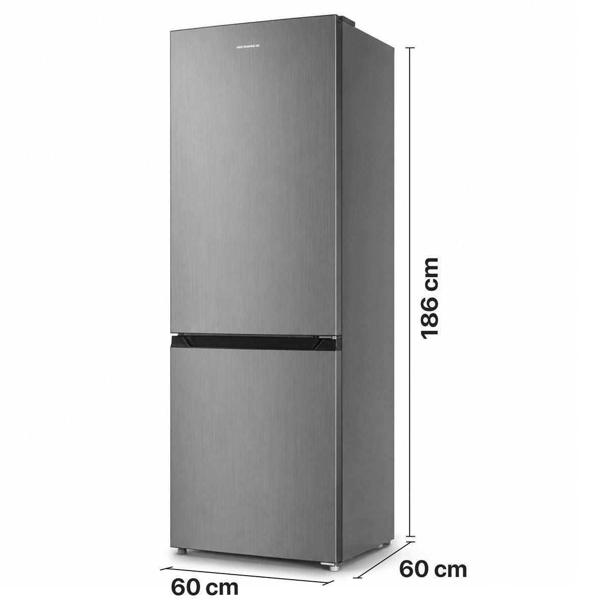 Heinner Kühl-Gefrierkombination HCNF-HM293INVXE 293 L – No Frost – Inverter – Edelstahl – 5 Jahre Garantie – Bild 3