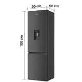 Heinner Kühl-Gefrierkombination HC-HM260DGWDE – 260 Liter – Wasserspender – Energieeffizienzklasse E – Bild 3