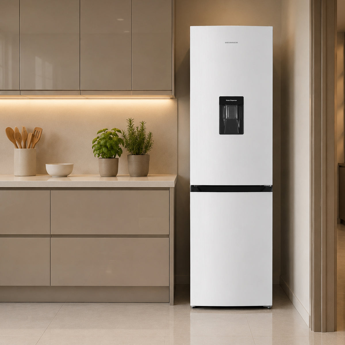 Heinner HCNF-HM291INVWDE Kühl-Gefrier-Kombination – 291 Liter – No Frost – Inverter – Wasserspender – Bild 4