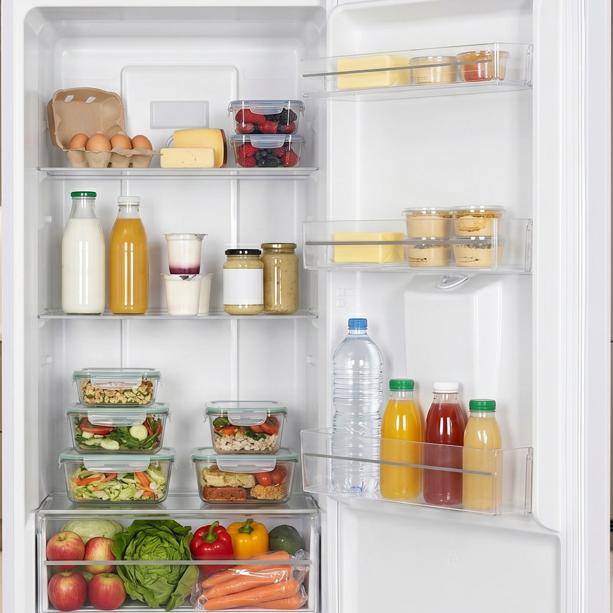 Heinner HCNF-HM291INVWDE Kühl-Gefrier-Kombination – 291 Liter – No Frost – Inverter – Wasserspender – Bild 7
