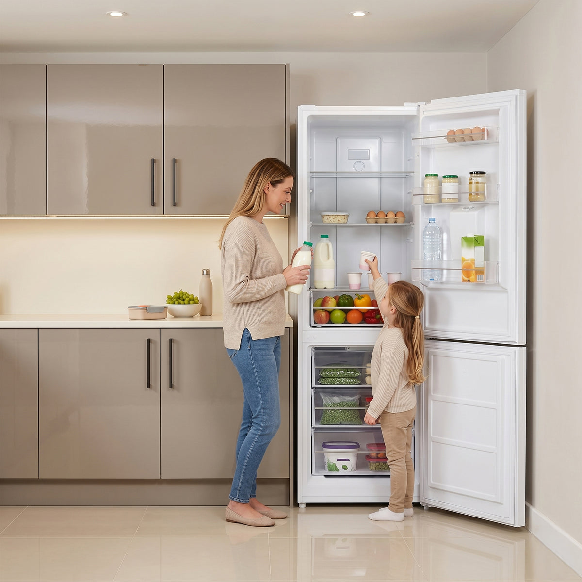 Heinner HCNF-HM291INVWDE Kühl-Gefrier-Kombination – 291 Liter – No Frost – Inverter – Wasserspender – Bild 9