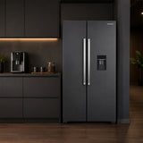 Heinner HSBS-HM529NFINVDGWDE++ Amerikanischer Kühlschrank mit Wasserspender 529 L – No Frost – Inverter Kompressor – Bild 4