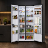 Heinner HSBS-HM529NFINVDGWDE++ Amerikanischer Kühlschrank mit Wasserspender 529 L – No Frost – Inverter Kompressor – Bild 8