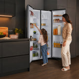 Heinner HSBS-HM529NFINVDGWDE++ Amerikanischer Kühlschrank mit Wasserspender 529 L – No Frost – Inverter Kompressor – Bild 9