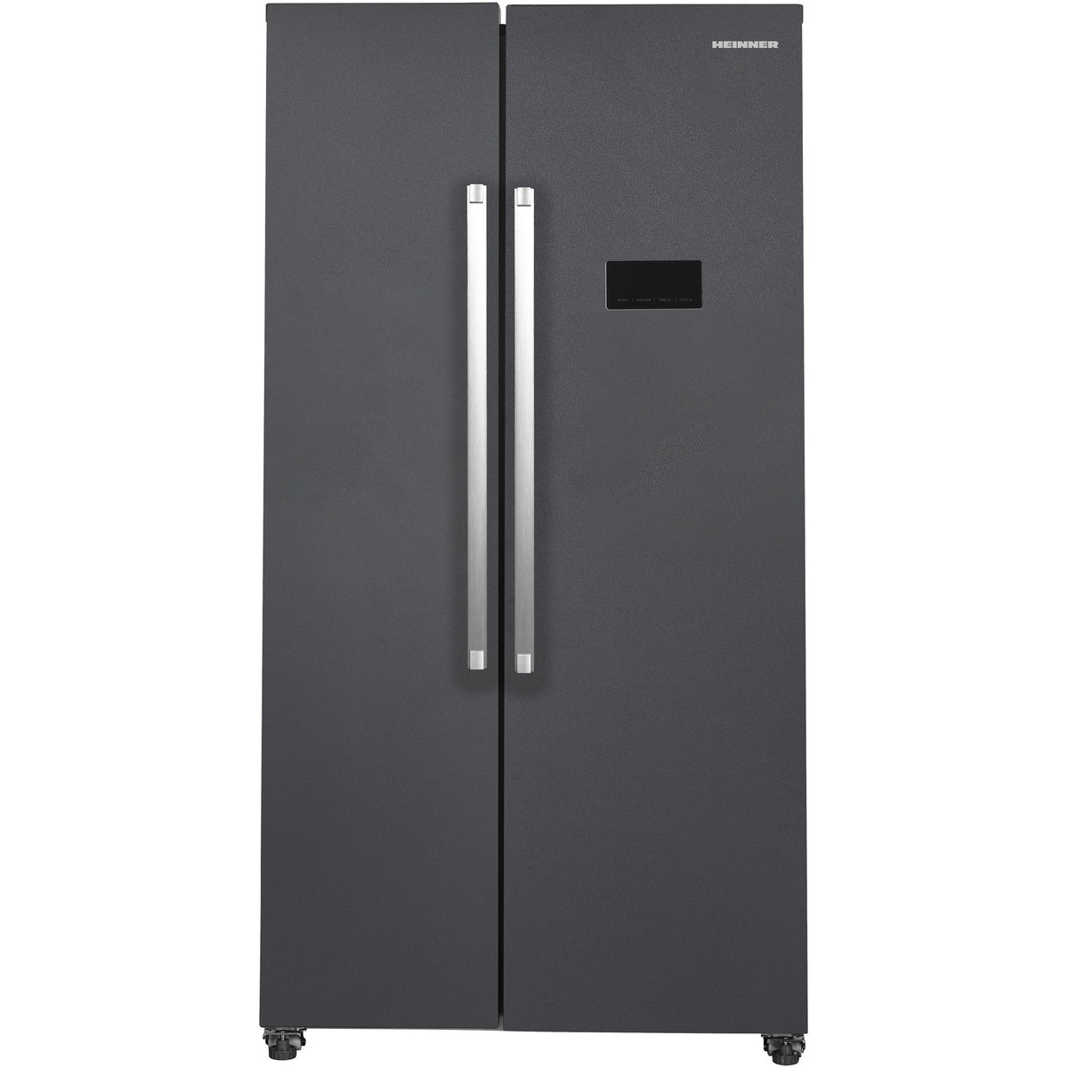 Heinner HSBS-HM442NFINVDGE++ Amerikanischer Kühlschrank - 442L - No Frost - Anthrazit – Produktfoto