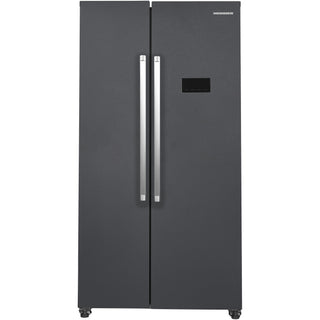 Heinner HSBS-HM442NFINVDGE++ Amerikanischer Kühlschrank - 442L - No Frost - Anthrazit