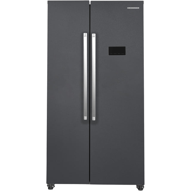 Heinner HSBS-HM442NFINVDGE++ Amerikanischer Kühlschrank - 442L - No Frost - Anthrazit – Produktfoto
