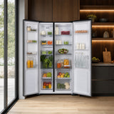 Heinner HSBS-HM442NFINVDGE++ Amerikanischer Kühlschrank - 442L - No Frost - Anthrazit – Bild 8