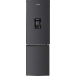 Heinner HCNF-HM291INVDGWDE++ Kühl-Gefrierkombination Anthrazit – 291 L – No Frost mit Wasserspender – Freistehend