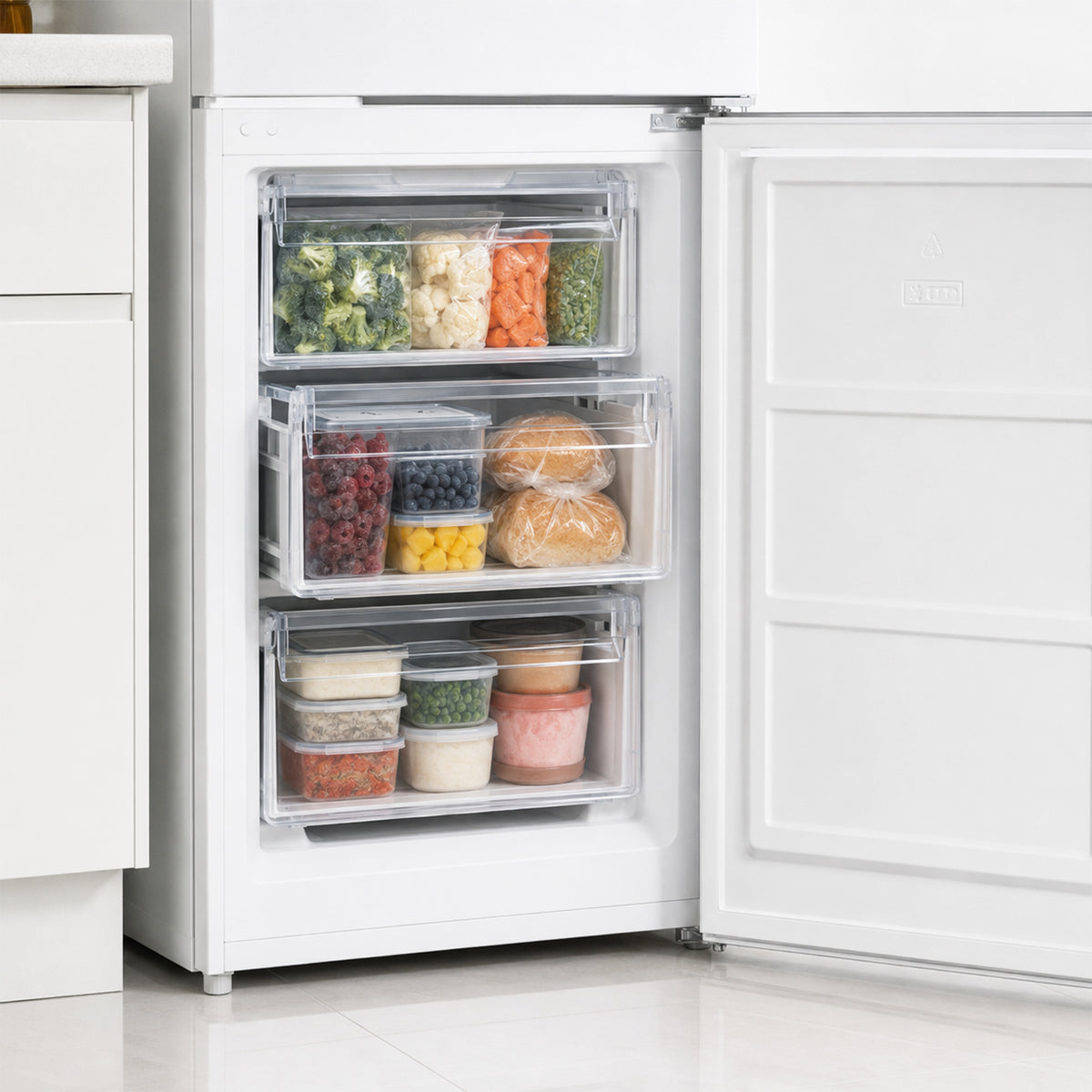 Heinner HCNF-HM293INVD Kühl-Gefrierkombination – 293 Liter – No Frost – Inverter – Energieeffizienzklasse D – Weiß – Bild 8
