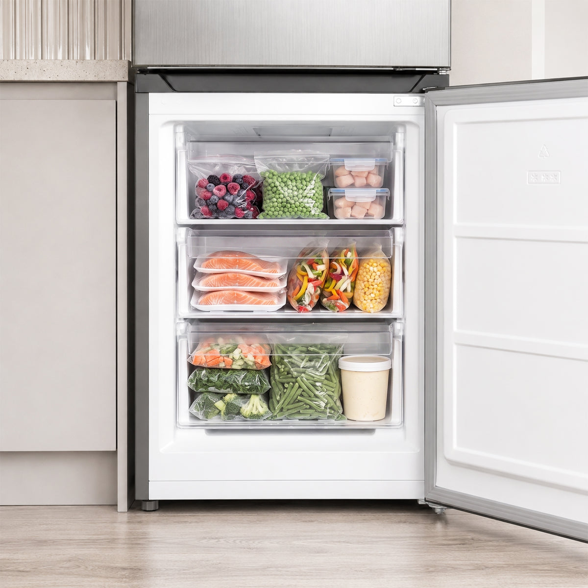 Heinner HCNF-HM291INVXWDD Kühl-Gefrierkombination – 291 L – Total No Frost – Inverter Kompressor – Bild 10