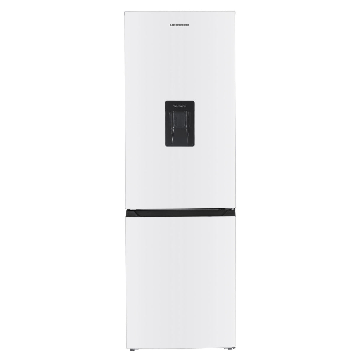 Heinner HC-HM313WDE++ Kühl-Gefrierkombination mit Wasserspender – 313 L – Energieklasse E – Einstellbarer – Produktfoto