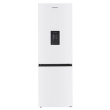 Heinner HC-HM313WDE++ Kühl-Gefrierkombination mit Wasserspender – 313 L – Energieklasse E – Einstellbarer Thermostat – LED-Beleuchtung – Reversible Tür – Weiß – 5 Jahre Garantie