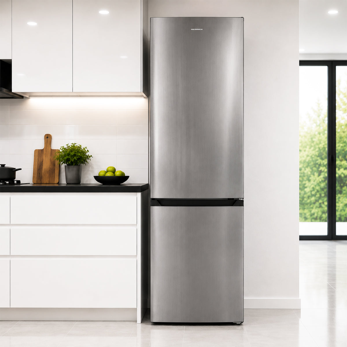 Heinner HCNF-HM293INVXD Kühl-Gefrierkombination – 293 Liter – No Frost – Inverter – Energieeffizienzklasse D – Inox – Bild 5