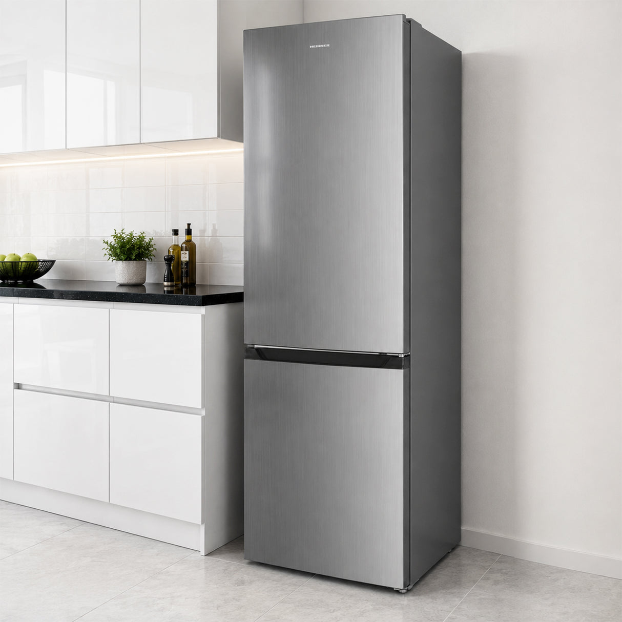 Heinner HCNF-HM293INVXD Kühl-Gefrierkombination – 293 Liter – No Frost – Inverter – Energieeffizienzklasse D – Inox – Bild 6