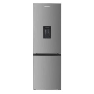 Heinner HC-HM313XWDE++ Kühl-Gefrierkombination mit Wasserspender – 313 L – Energieeffizienzklasse E – Elektronische Steuerung mit einstellbarem Thermostat – LED-Beleuchtung – Reversible Tür – 5 Jahre Garantie