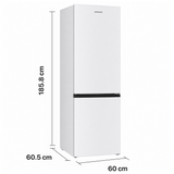 Heinner HC-HM315E++ Kühl-Gefrierkombination – 315 L – Energieeffizienzklasse E – Elektronische Steuerung mit – Bild 3