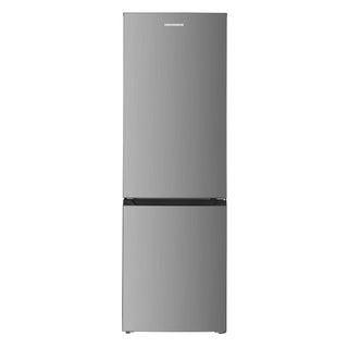 Heinner HC-HM315XE++ Kühl-Gefrierkombination – 315 L – Energieeffizienzklasse E – Einstellbarer Thermostat – LED-Beleuchtung – Reversible Tür – Edelstahl – 5 Jahre Garantie