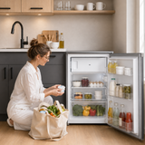 Heinner HF-HM109SE++ Tischkühlschrank mit Gefrierfach 109 L – Energieklasse E – Einstellbarer Thermostat – Bild 6