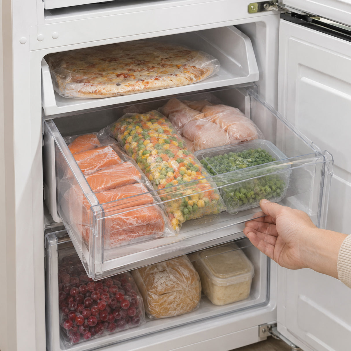 Heinner HCNF-M330INVE Kühl-Gefrierkombination – 330 Liter – No Frost – Inverter – Energieeffizienzklasse E – Weiß – Bild 7