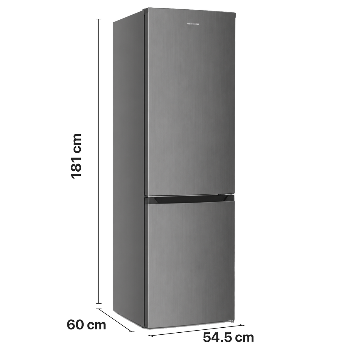 Heinner HCNF-HM253INVXD Kühl-Gefrier-Kombination – 253 L – Total No Frost – Inverter-Kompressor – Bild 3