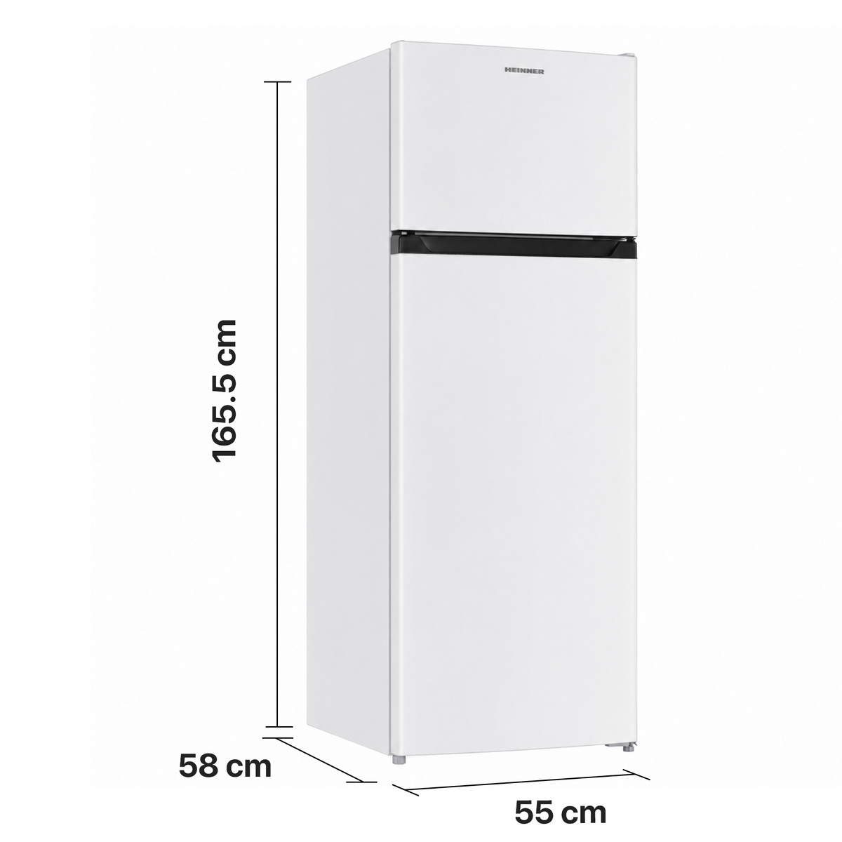 Heinner HF-HM248INVE++ Kühlschrank mit Gefrierfach – 248 L – Inverter-Kompressor – Energieeffizienzklasse E – Bild 3
