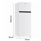 Heinner HF-HM248INVE++ Kühlschrank mit Gefrierfach – 248 L – Inverter-Kompressor – Energieeffizienzklasse E – Bild 3