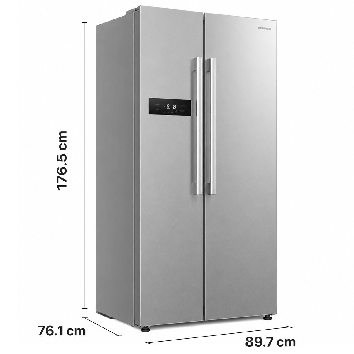 Heinner HSBS-M548NFINVXE Amerikanischer Kühlschrank – 548 Liter – No Frost – Inverter – Energieeffizienzklasse E – Bild 3