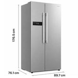 Heinner HSBS-M548NFINVXE Amerikanischer Kühlschrank – 548 Liter – No Frost – Inverter – Energieeffizienzklasse E – Bild 3