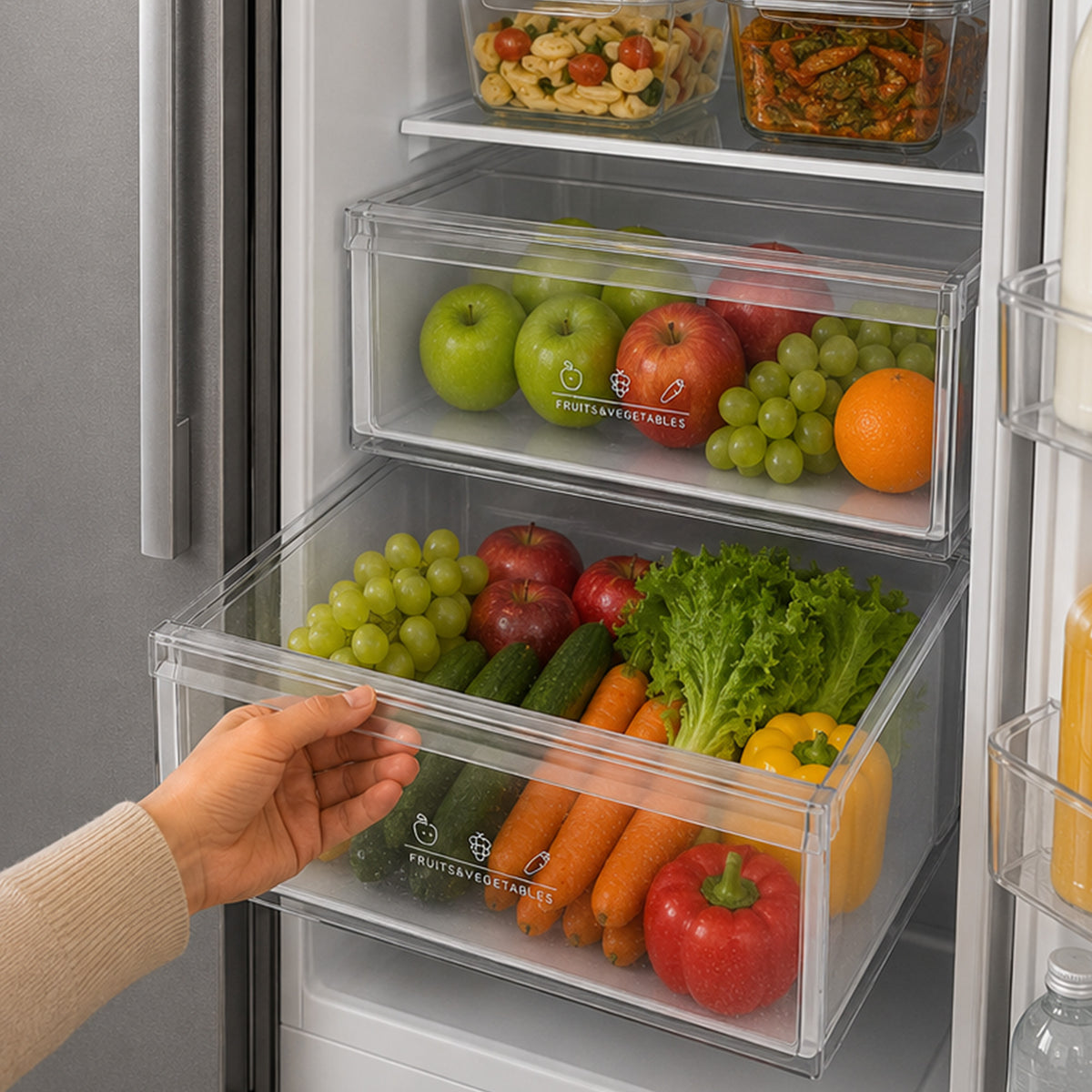Heinner HSBS-M548NFINVXE Amerikanischer Kühlschrank – 548 Liter – No Frost – Inverter – Energieeffizienzklasse E – Bild 9