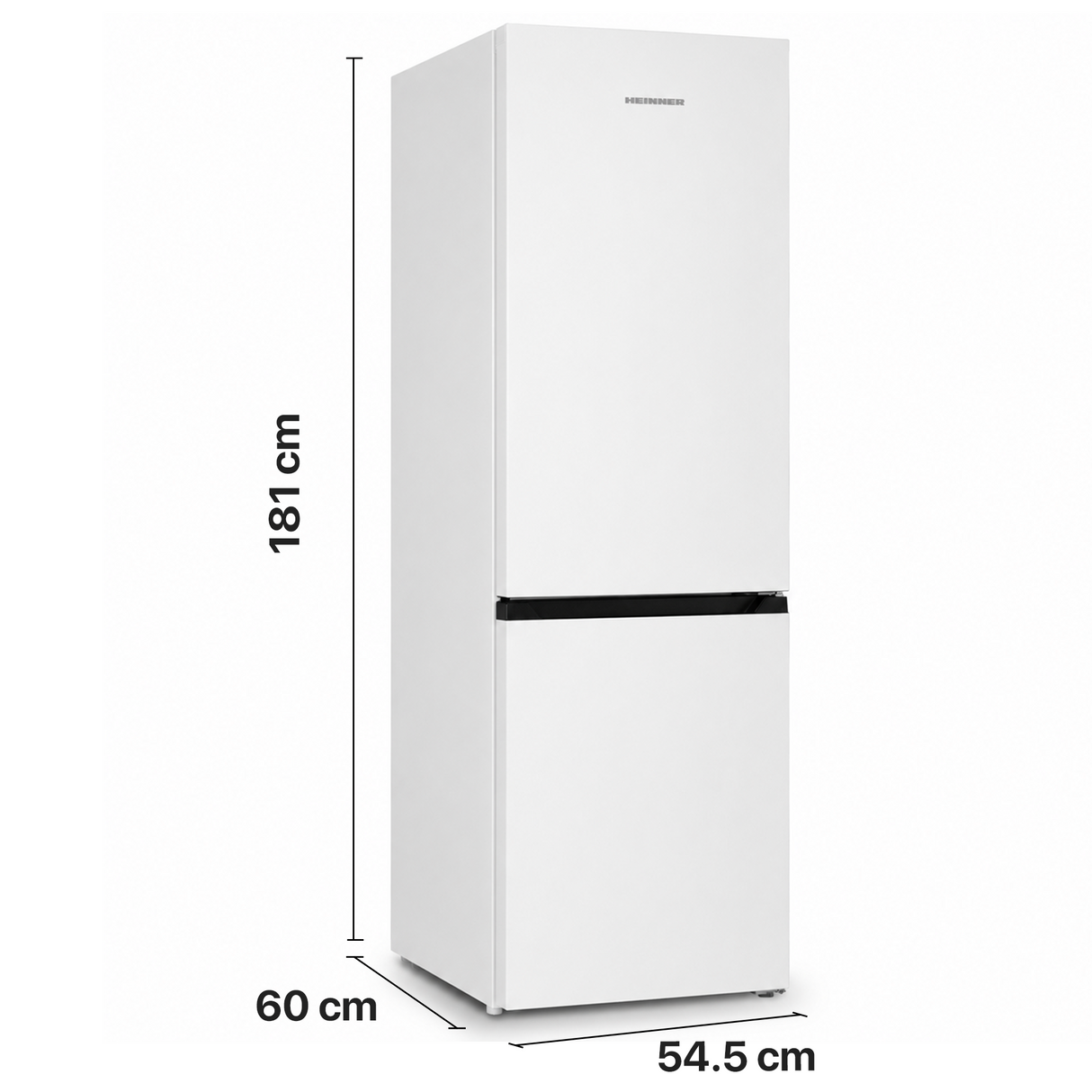 Heinner HCNF-HM253INVD Kühl-Gefrierkombination – 253 L – Total No Frost – Inverter-Kompressor – Bild 3