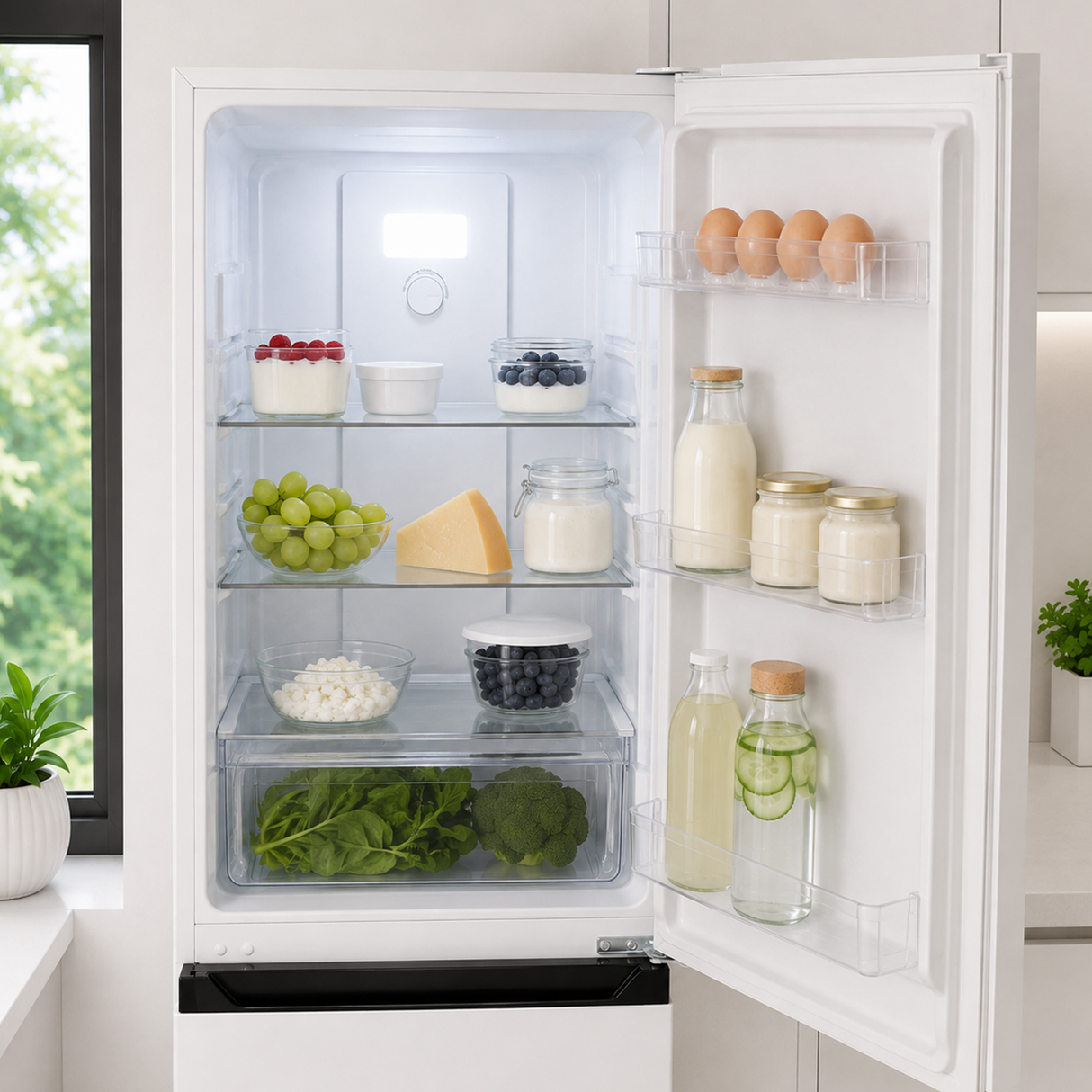 Heinner HCNF-HM253INVD Kühl-Gefrierkombination – 253 L – Total No Frost – Inverter-Kompressor – Bild 7