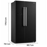 Heinner HSBS-M548NFINVBKE Amerikanischer Kühlschrank – 548 Liter – No Frost – Inverter – Energieeffizienzklasse E – Bild 3