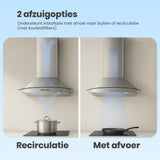 Heinner DCH-650GX Dunstabzugshaube – Wandschirmhaube – 60 cm – 3 Geschwindigkeiten – Bild 5