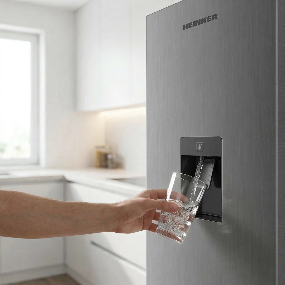Heinner Kühl-Gefrierkombination HC-HM260XWDE – 260 Liter – Wasserspender – Energieeffizienzklasse E – Bild 7