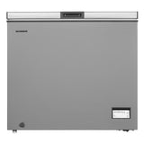 Heinner HCF-205NHSE Gefriertruhe – 198 Liter – Energieeffizienzklasse E – Silber – Produktfoto