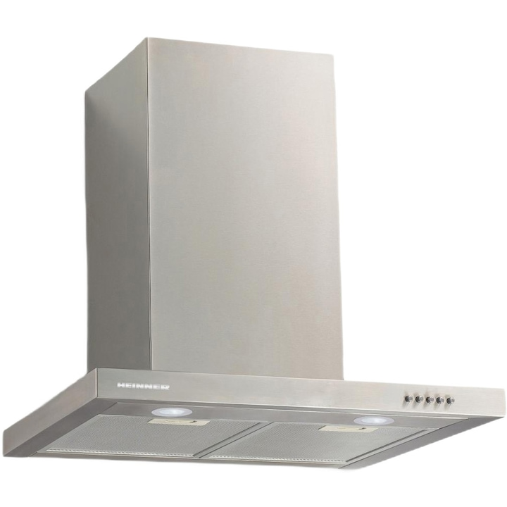 Heinner Dunstabzugshaube HDCH-660TSS – 60 cm – 3 Geschwindigkeiten – Edelstahl – Produktfoto