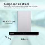Heinner Dunstabzugshaube HDCH-F4560TIX – 60 cm – 3 Geschwindigkeiten – Touch-Bedienung – Bild 6