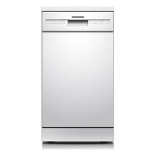 Heinner HDW-FSM45510WE freistehender Geschirrspüler – 10 Maßgedecke – AquaStop – Energieklasse E – Weiß