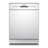 Heinner HDW-FSM60514WE freistehender Geschirrspüler – 14 Maßgedecke – AquaStop – Energieklasse E – Weiß – Produktfoto