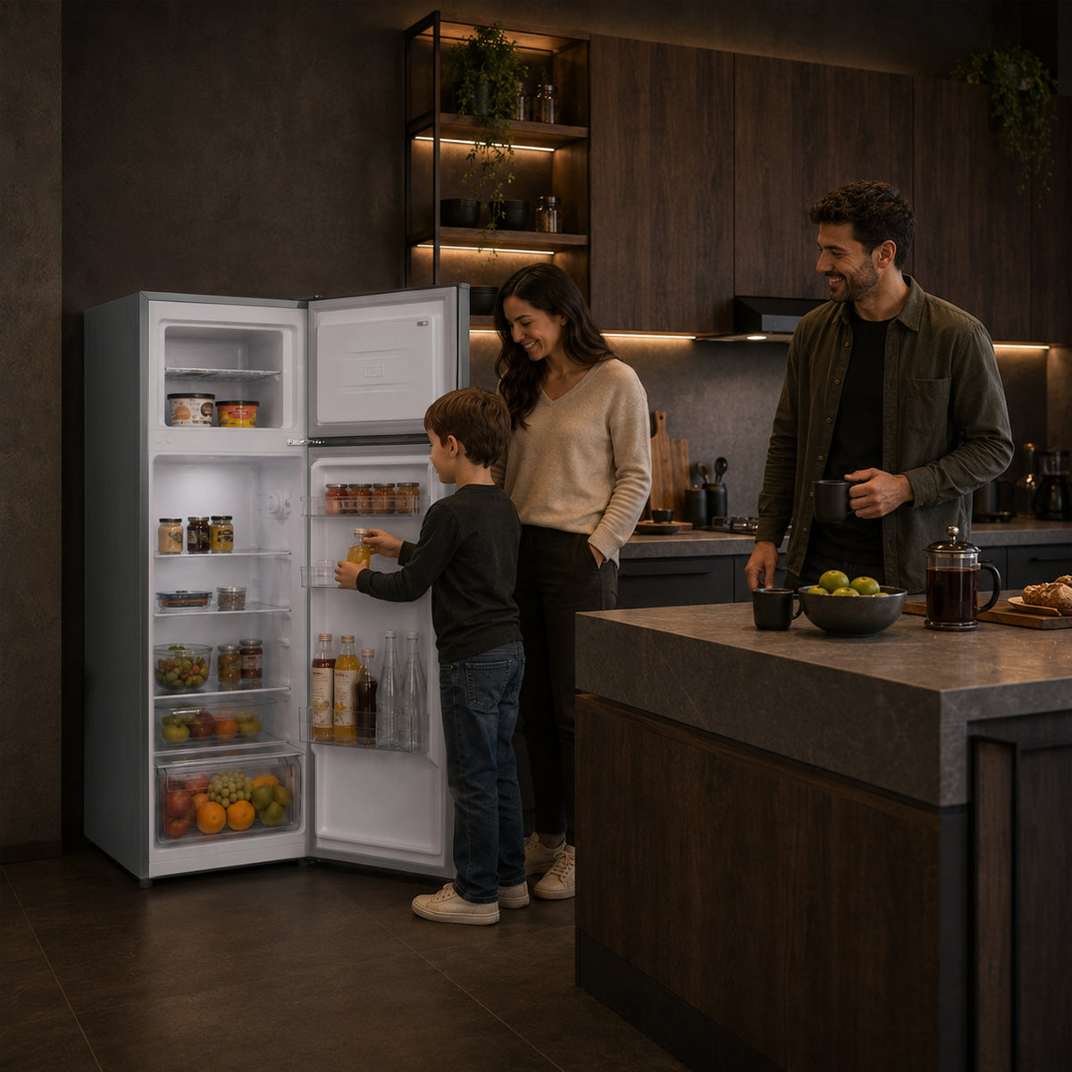 Heinner HF-H2206XE++ Kühl-Gefrierkombination 206 L – Bild 9