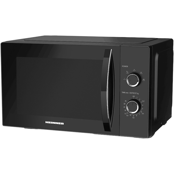 Heinner Mikrowelle HMW-MD25MBK – 25 Liter – 800 W – 5 Leistungsstufen – Schwarz – Bild 10