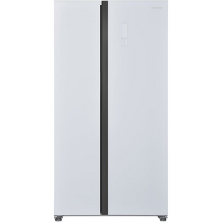 Heinner Amerikanischer Kühlschrank HSBS-H442NFGWHE – 442L – No Frost – Weiß – Energieeffizienzklasse E