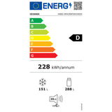 Heinner HSBS-HM439NFINVXWDD Amerikanischer Kühlschrank – 439L – No Frost – Wasserspender – Inverter – Energielabel