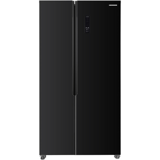 Heinner Amerikanischer Kühlschrank HSBS-HM442NFGBKE – 442L – Energieeffizienzklasse E