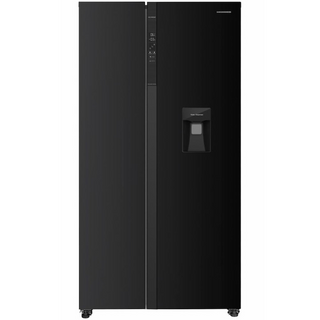 Heinner amerikanischer Kühlschrank HSBS-HM529NFBKWDE – 529L – Wasserspender – Energieeffizienzklasse E