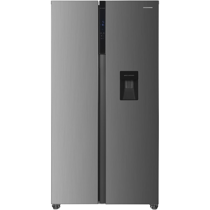 Heinner Amerikanischer Kühlschrank HSBS-HM529NFXWDE – 529L – Wasserspender – Energieeffizienzklasse E – Produktfoto